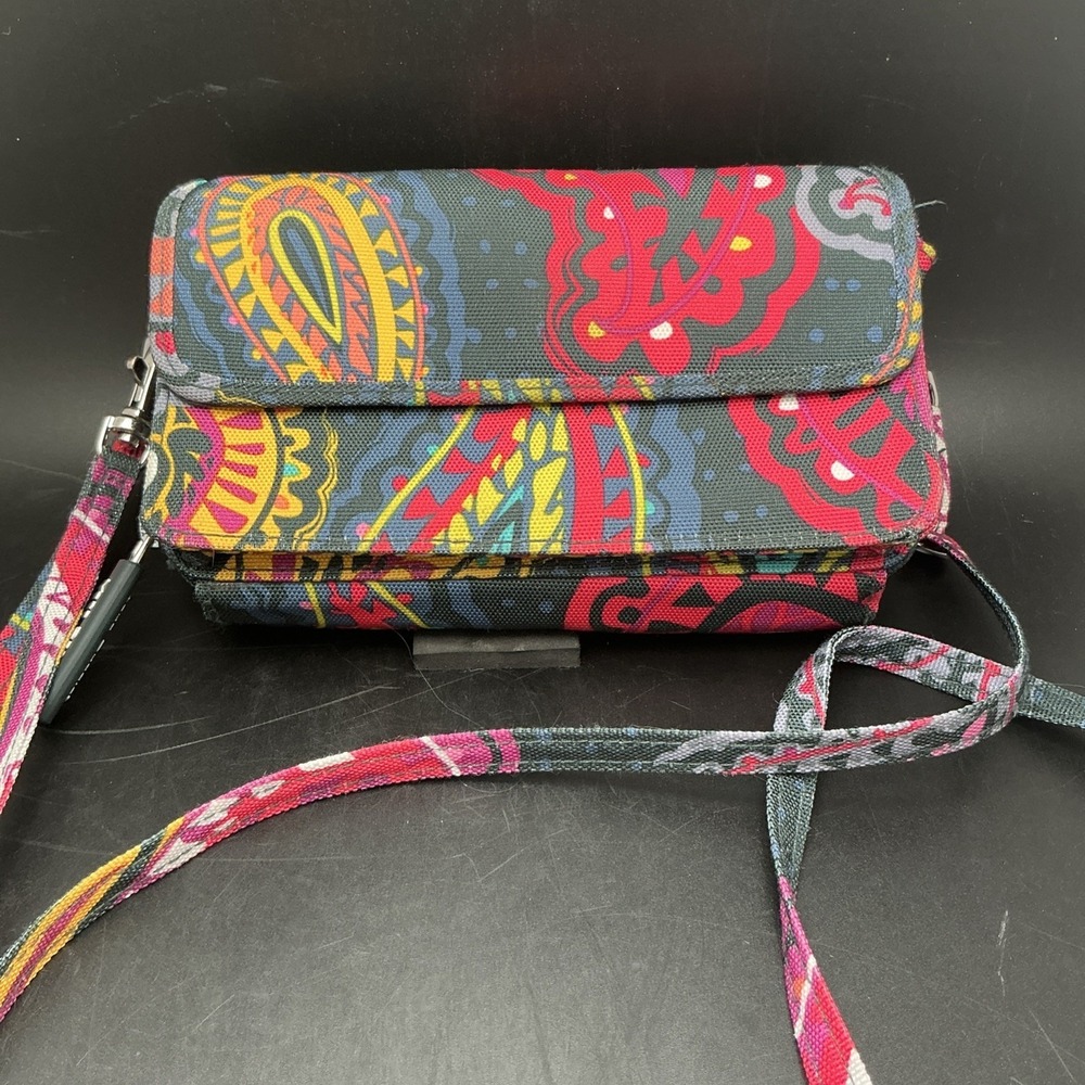 Vera Bradley, Twilight Paisley, Retired Cross Body, Detachable Straps